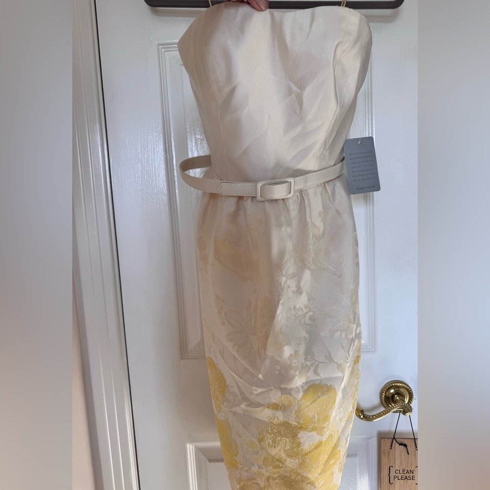 Monique Lhuillier Strapless Dress